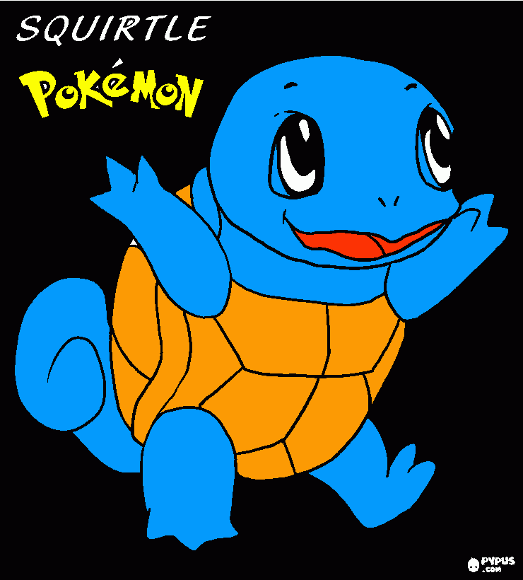 kolorowanka pokemon wody