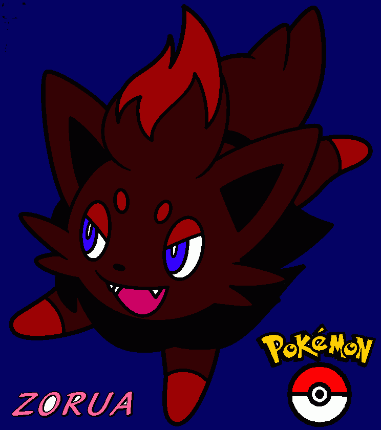 kolorowanka Pokemon zorua