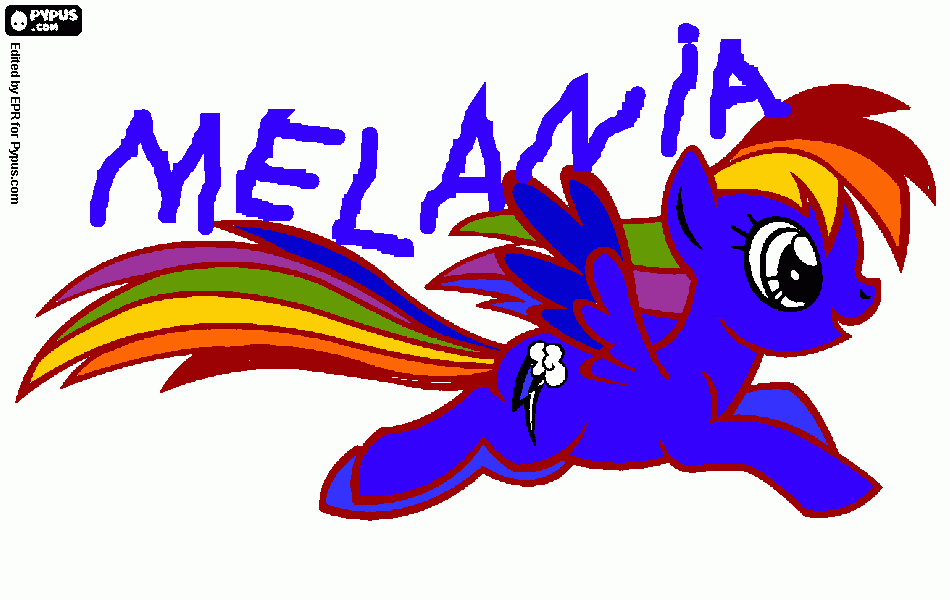 kolorowanka rainboow
