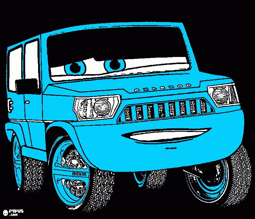 kolorowanka rang rover