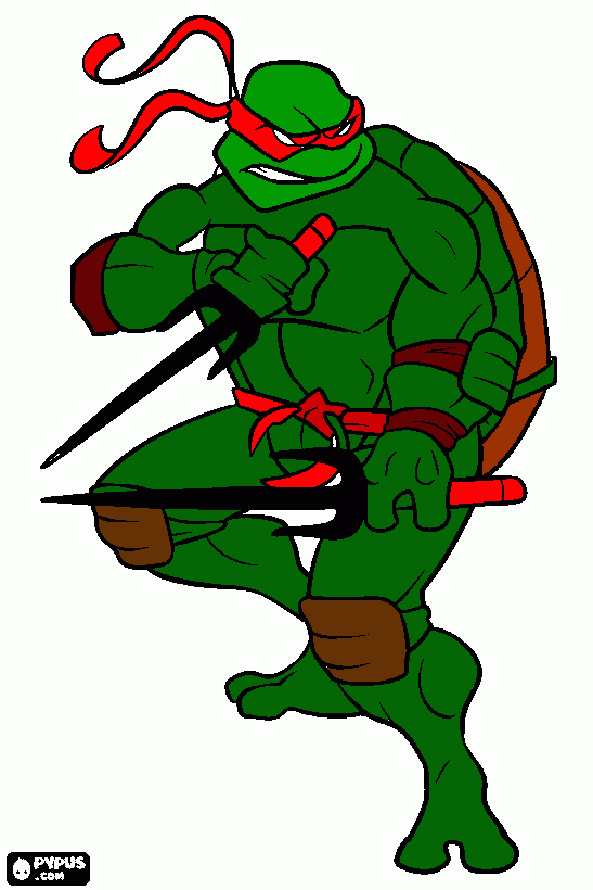 kolorowanka raph