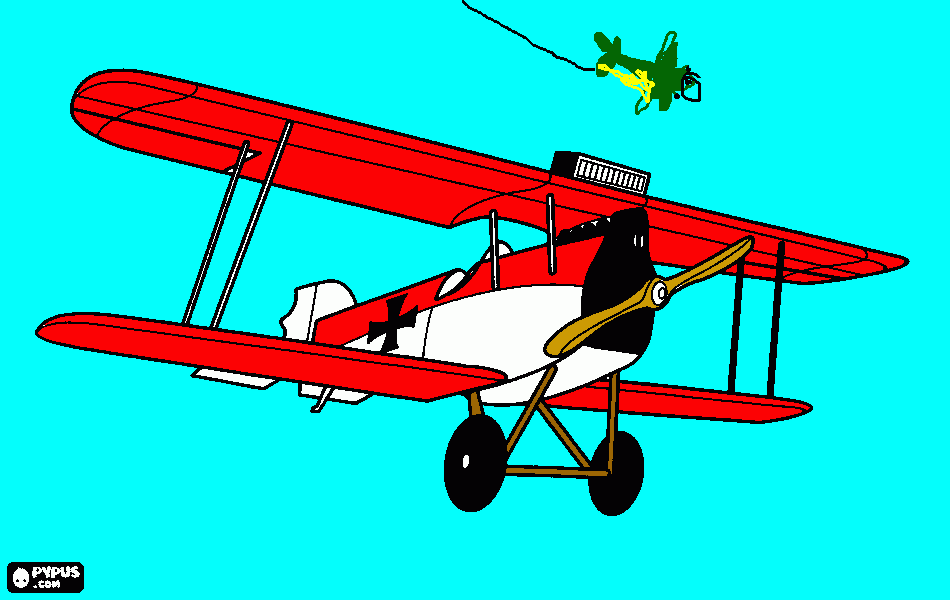 kolorowanka RED BARON