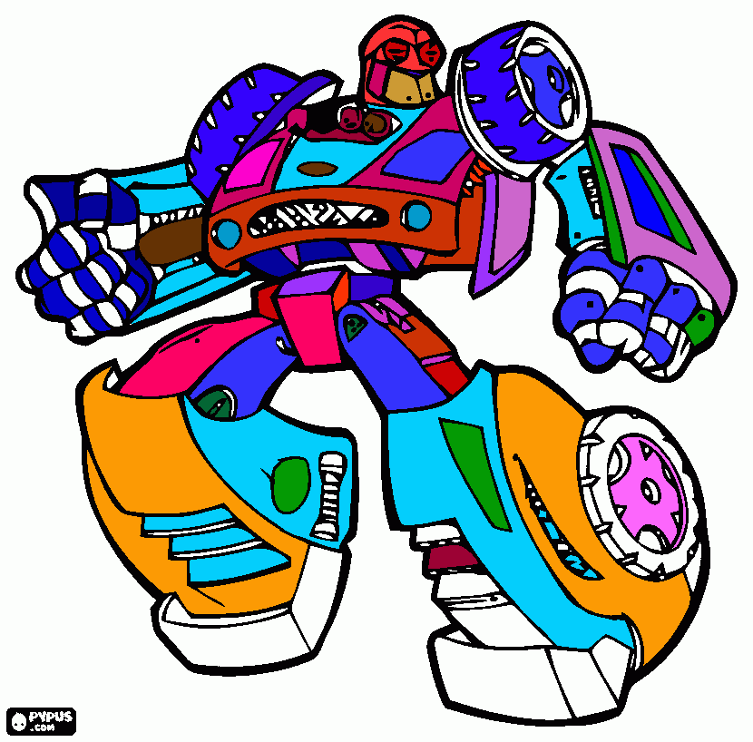 kolorowanka robot Bartusia