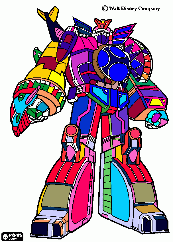 kolorowanka robot