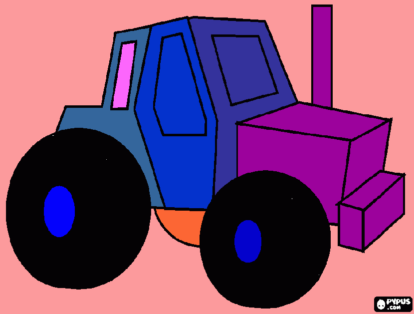 kolorowanka Rysunek Zosi traktor