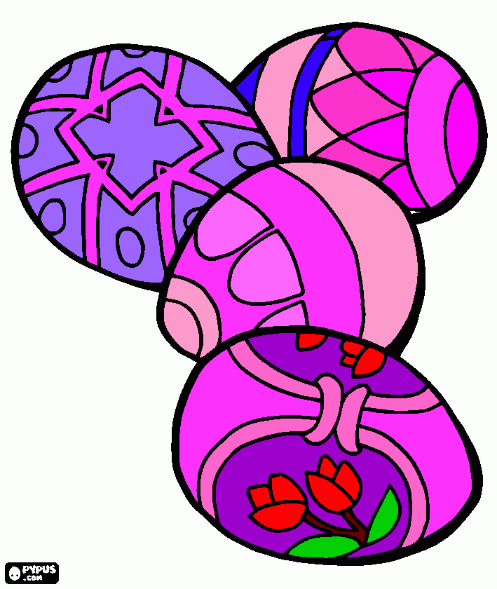 kolorowanka rysynek wielkanocny