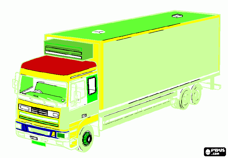 kolorowanka scania