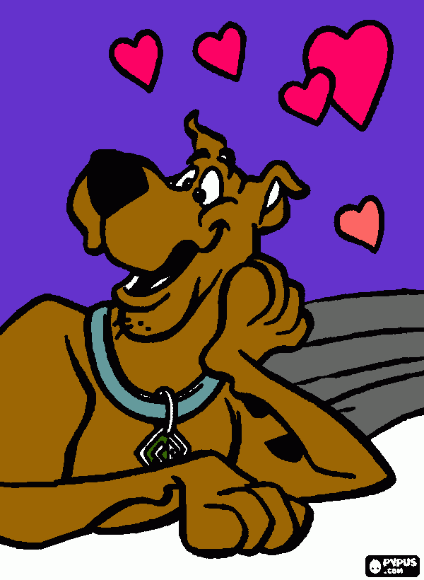 kolorowanka Scooby Doo dla Dzidziusia