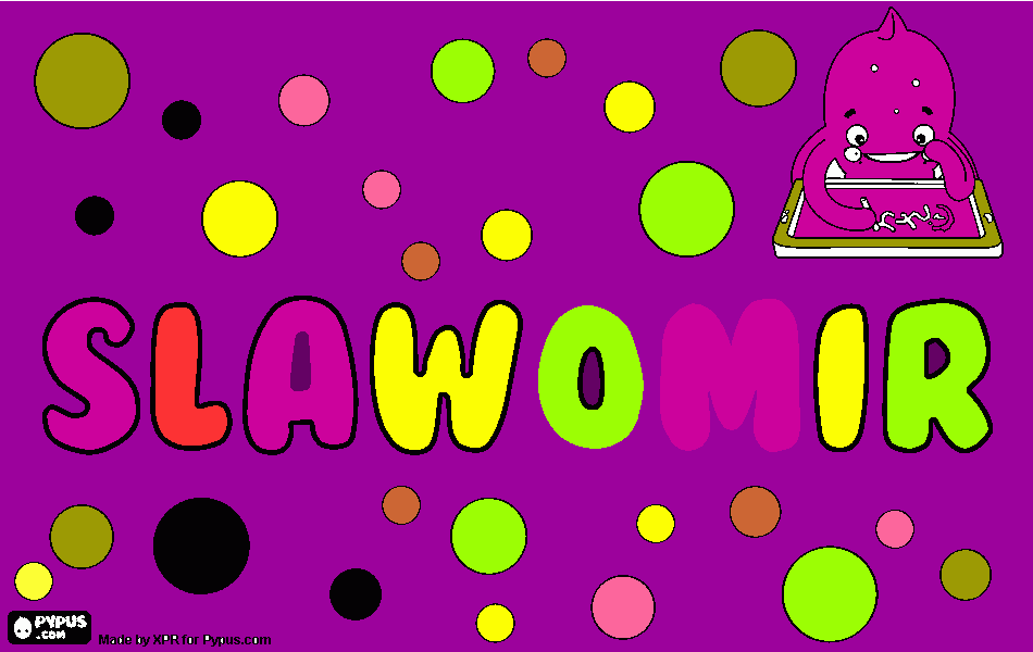 kolorowanka slawomir