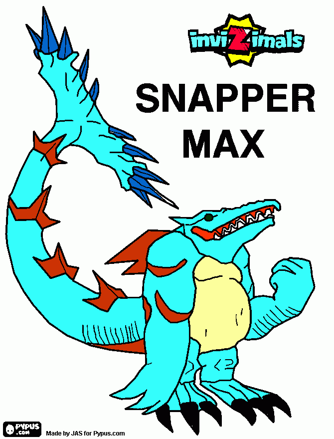 kolorowanka snapper max