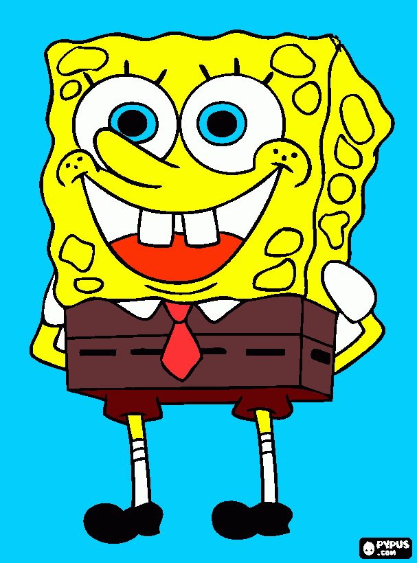 kolorowanka spongebob 24.08.2014