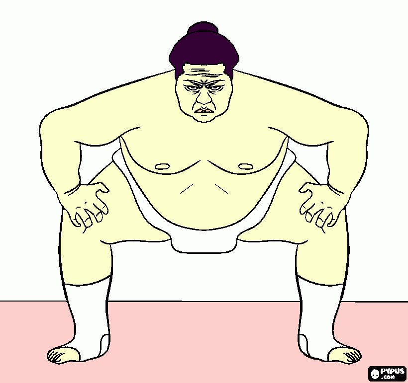 kolorowanka sumo