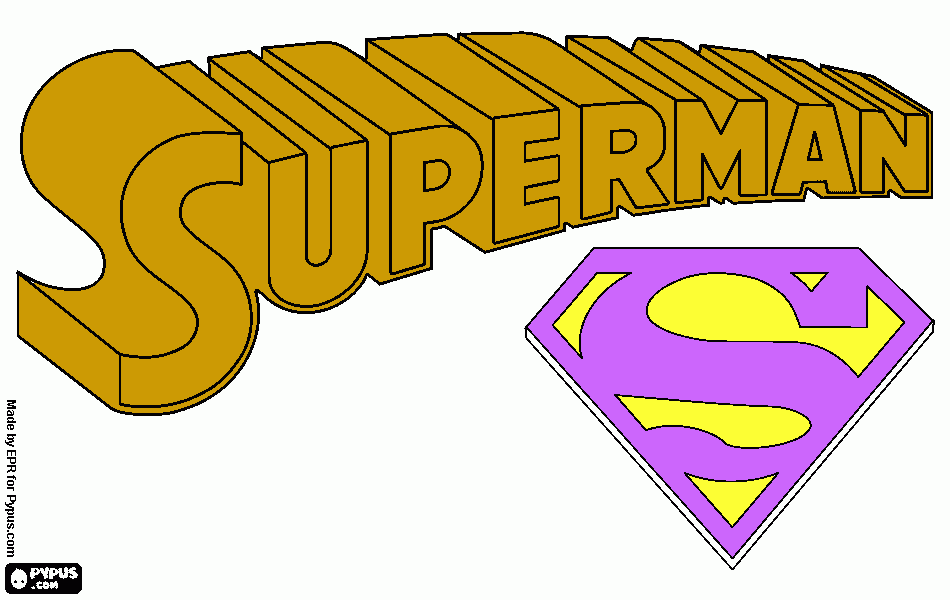 kolorowanka super men
