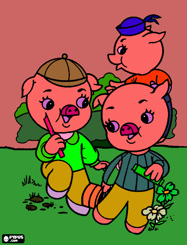 kolorowanka SWINKA  PEPA