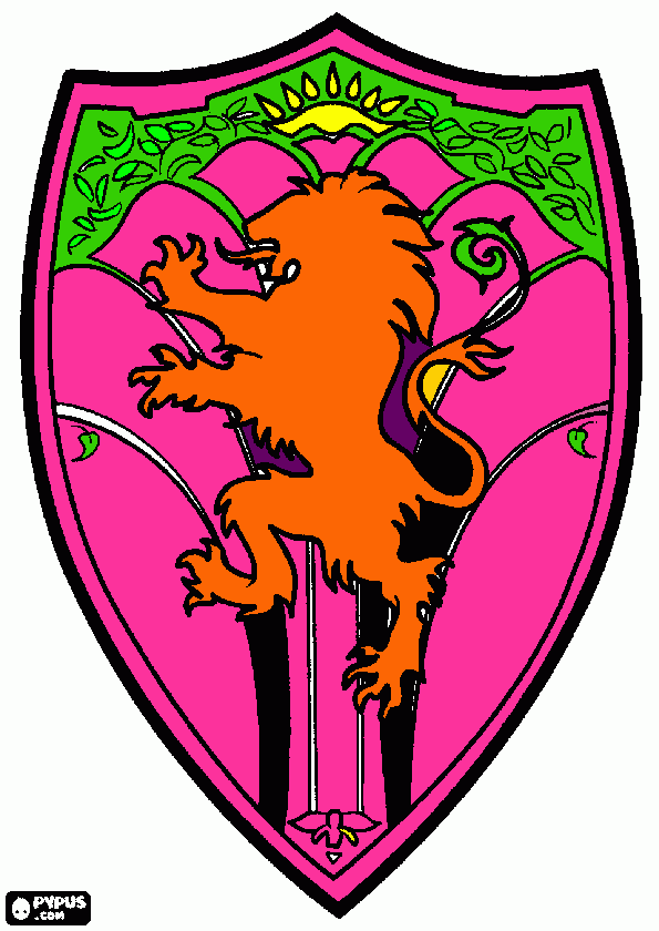 kolorowanka Tarcza