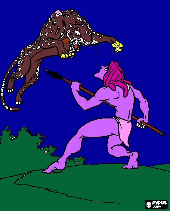 kolorowanka tarzan