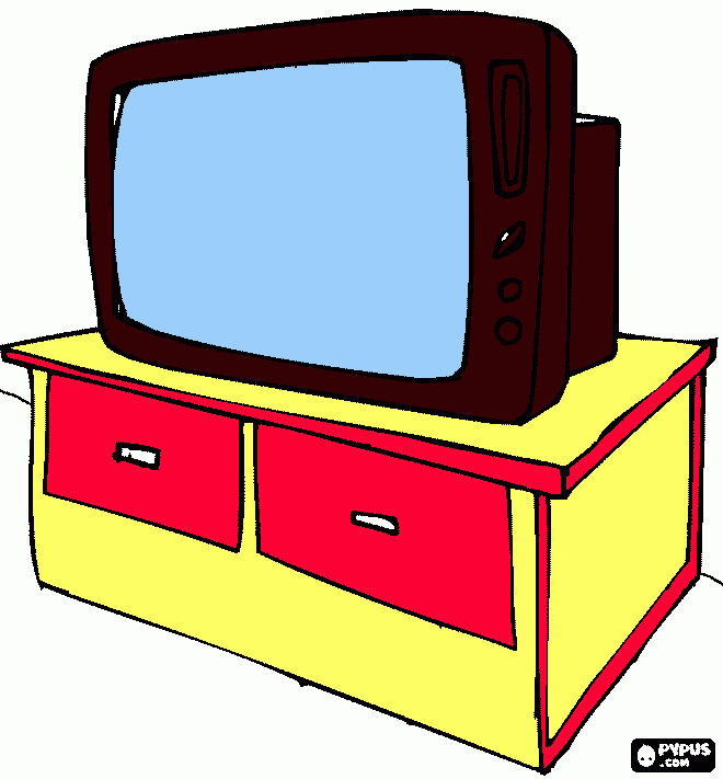kolorowanka telewizor