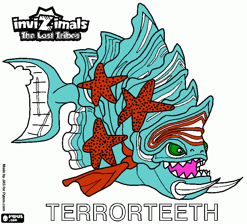 kolorowanka TERRORTEETH