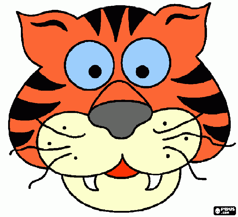 kolorowanka tiger