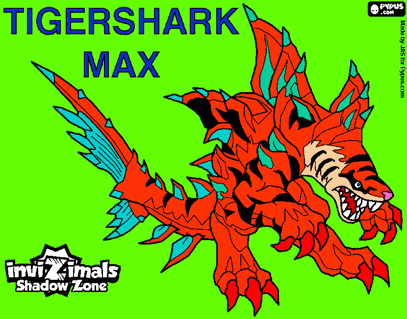 kolorowanka TIGERSHARK