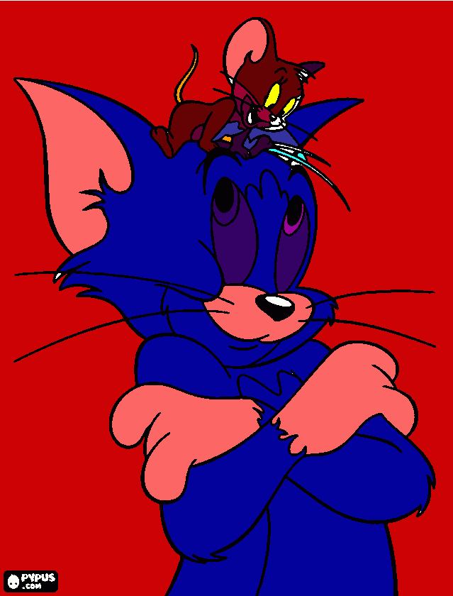kolorowanka TOM JERRY