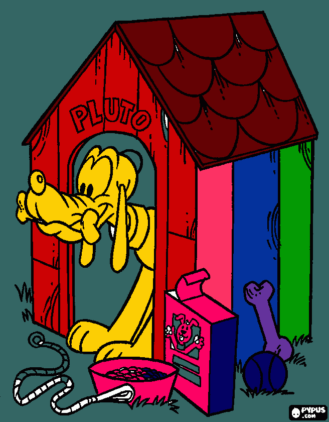 kolorowanka Tosi pluto