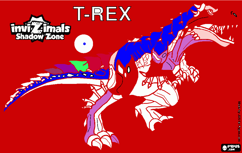 kolorowanka TREX OD OLKA