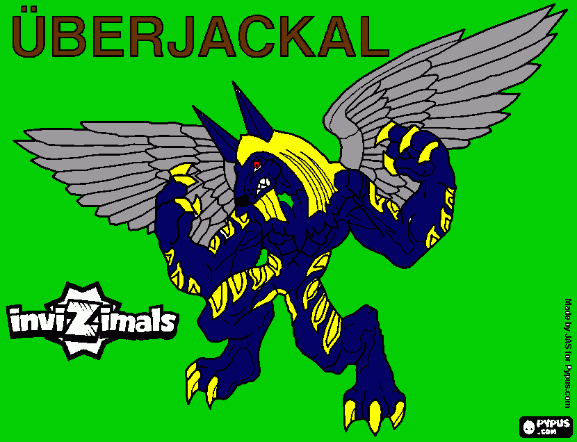 kolorowanka UBERCJACKAL
