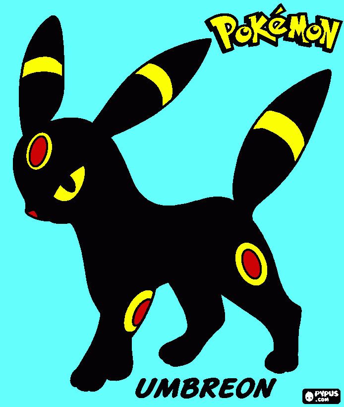 kolorowanka umbreon