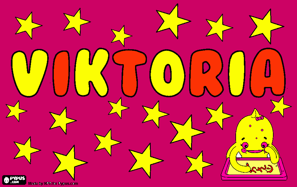 kolorowanka VIKTORIA