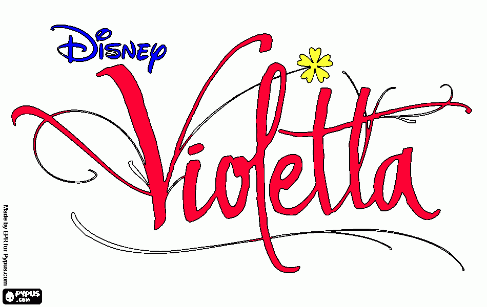 kolorowanka violeta