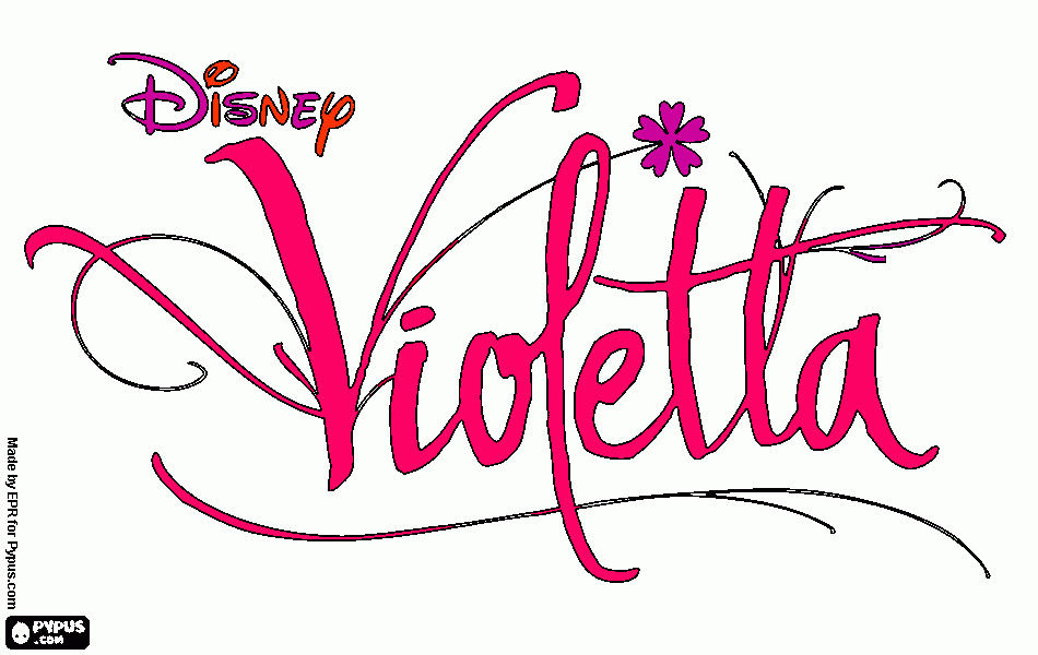 kolorowanka violetta 