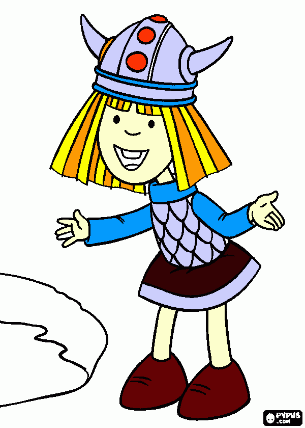 kolorowanka wiking