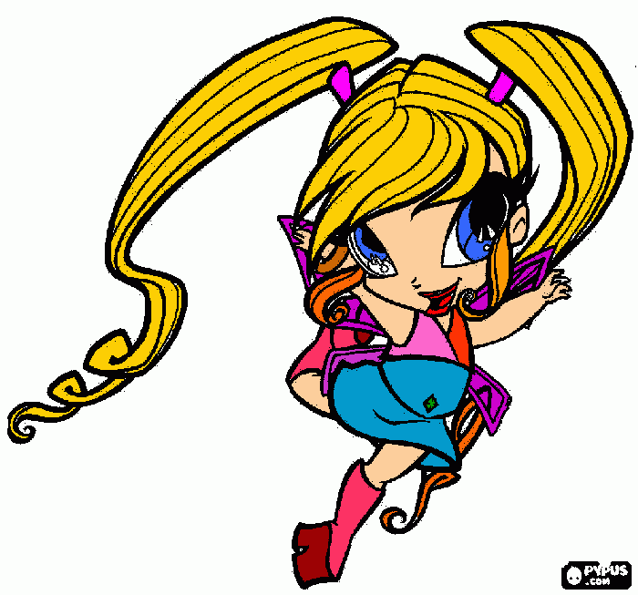 kolorowanka winx do druku