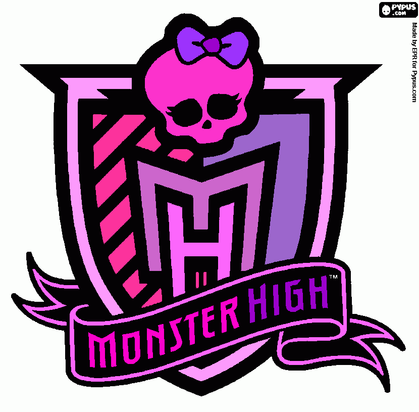 kolorowanka Znak Monster High