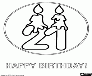 kolorowanka 2 i 1 z zapalonymi świecami