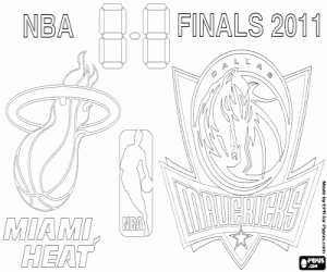 kolorowanka 2011 NBA Finals
