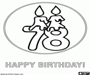 kolorowanka 7 i 8 z zapalonymi świecami