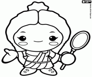 kolorowanka Afrodyta lub Wenus, bogini miłości