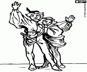 kolorowanka Aktorzy teatru