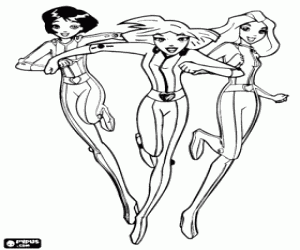 kolorowanka Alex, Clover i Sam w akcji