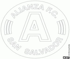 kolorowanka Alianza FC odznaka