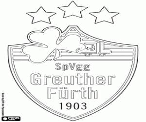 kolorowanka Amblemat Greuther Fürth