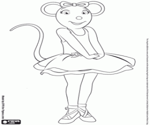 kolorowanka Angelina Ballerina