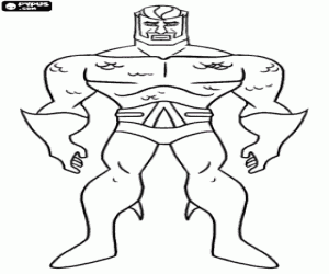 kolorowanka Aquaman, superbohater