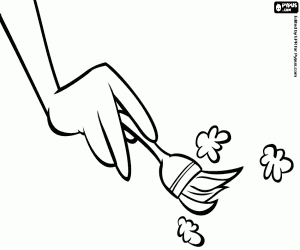 kolorowanka Archeolog 	szczotkować