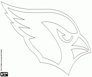 kolorowanka Arizona Cardinals logo