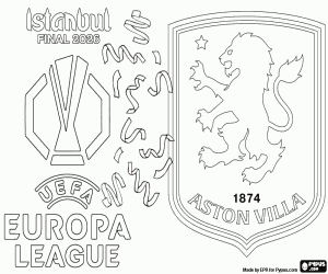 kolorowanka Aston Villa, Liga Europy 2026