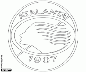kolorowanka Atalanta logo