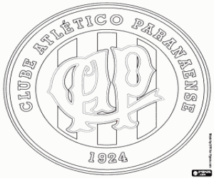 kolorowanka Atlético Paranaense emblemat